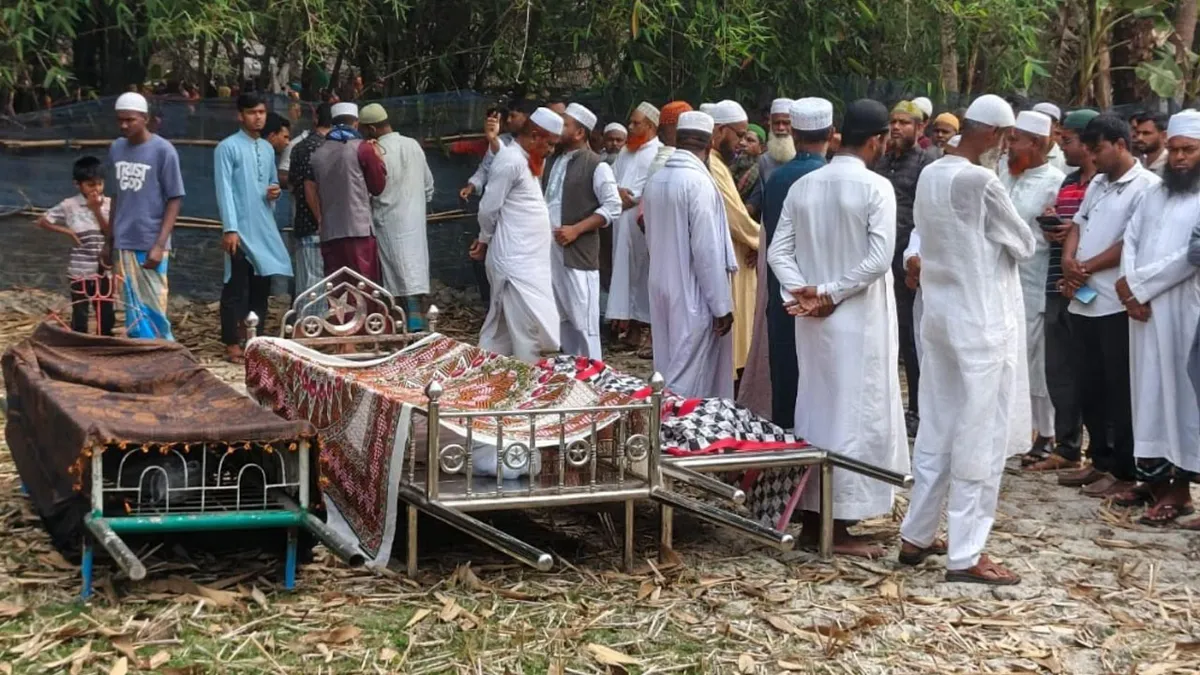 নববধূ মিতুসহ ৩ জনের দাফন সম্পন্ন