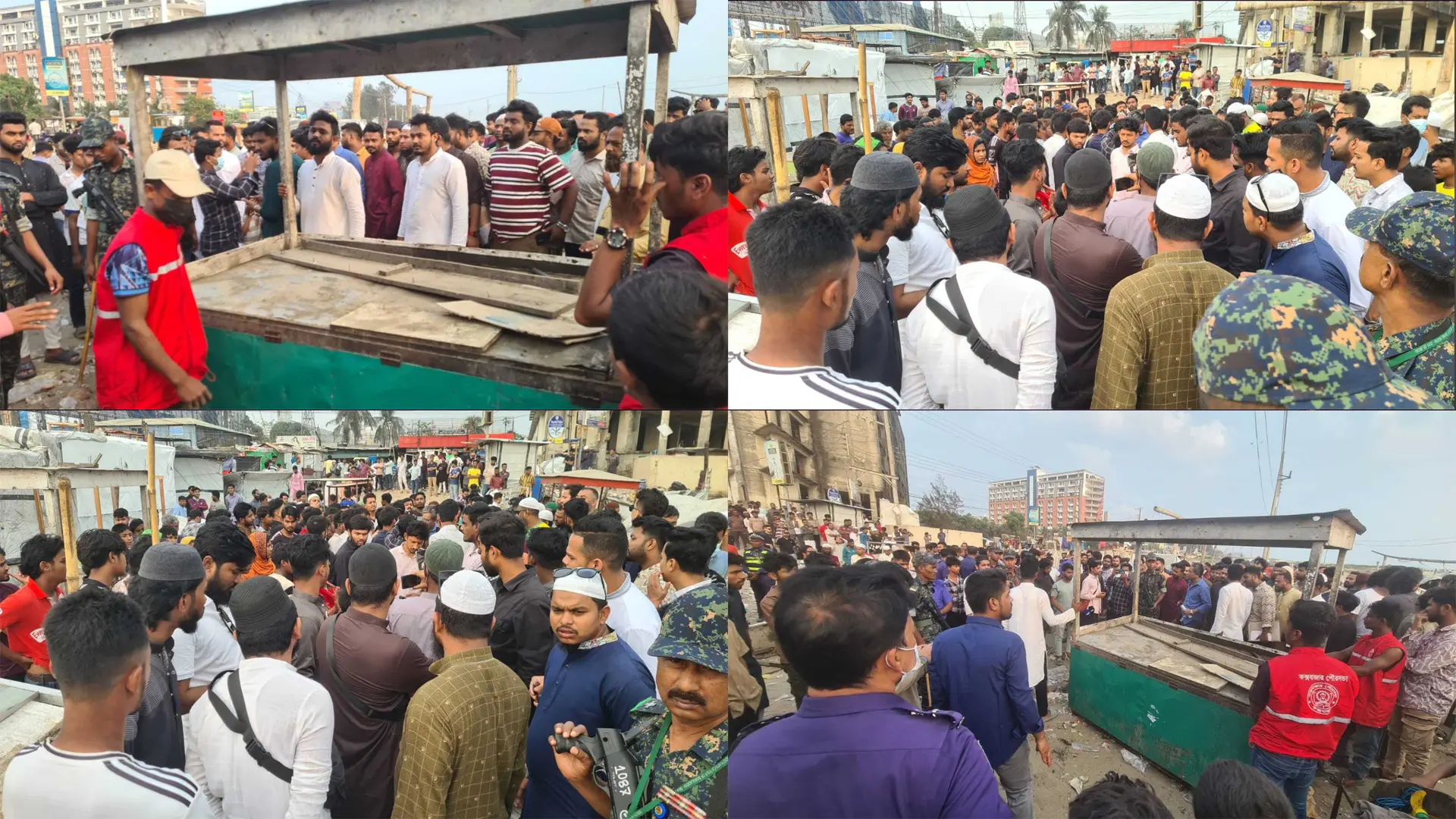 কক্সবাজার সমুদ্রসৈকতে উচ্ছেদ অভিযান ঘিরে প্রশাসন–ব্যবসায়ী মুখোমুখি