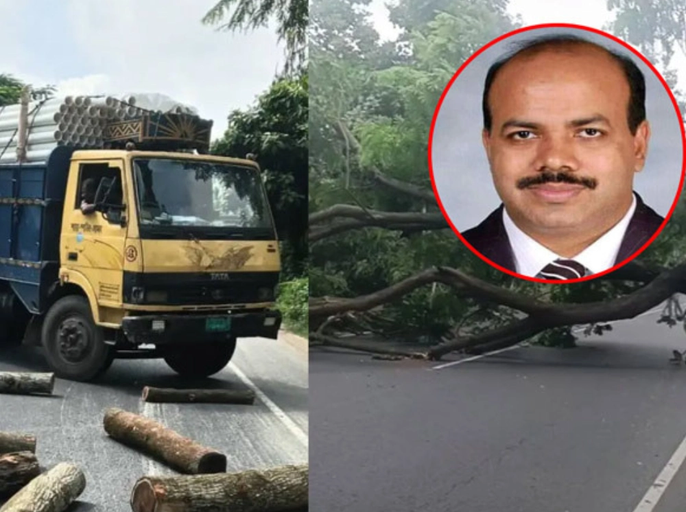 আসলাম চৌধুরীর প্রার্থিতা বাতিলের প্রতিবাদে সীতাকুণ্ডে মহাসড়ক অবরোধ
