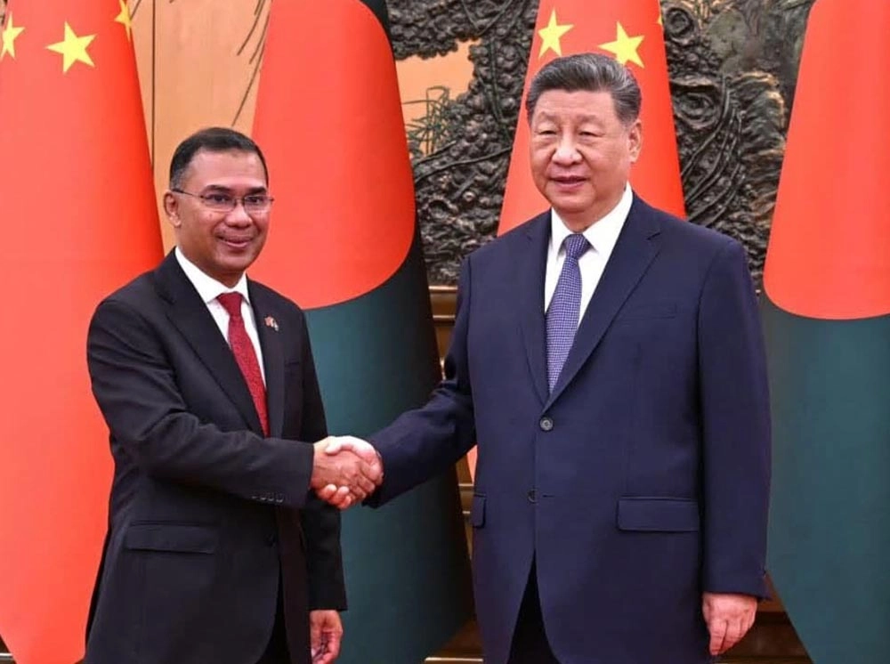 শি জিনপিংয়ের সাথে শুভেচ্ছা বিনিময় নিয়ে তারেক রহমানের পোস্ট