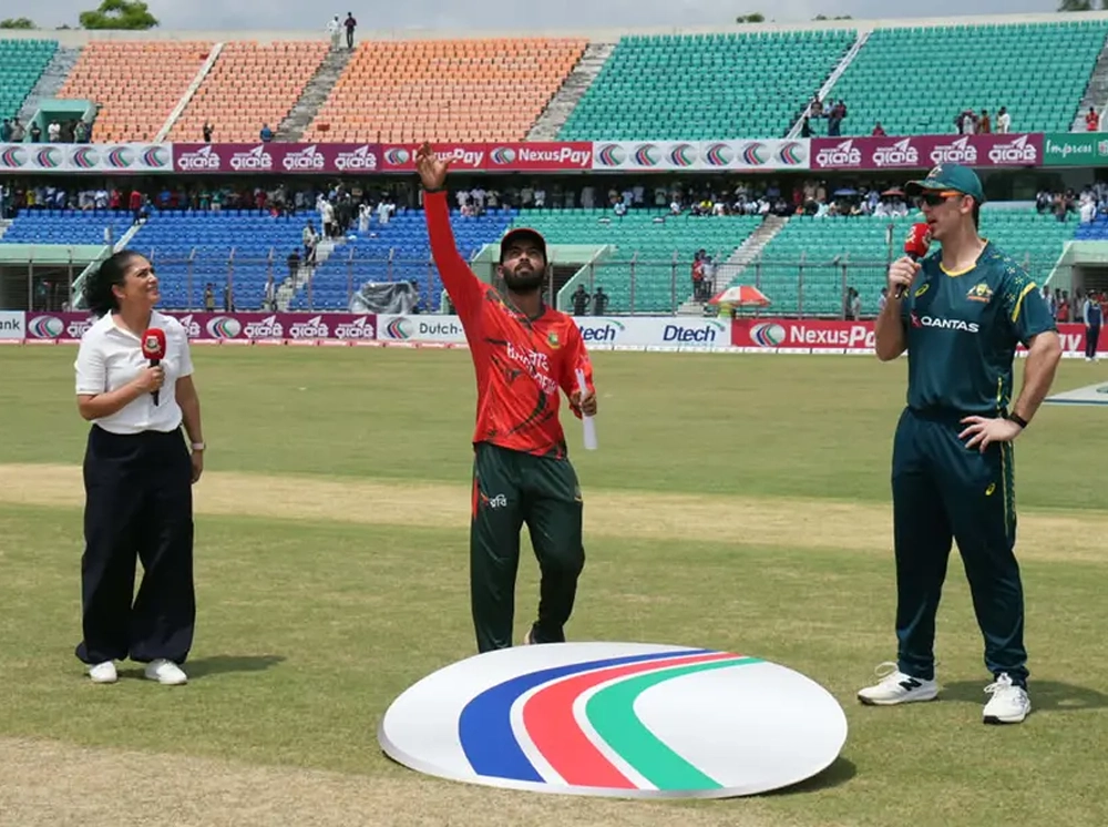 টস জিতে ব্যাটিংয়ে বাংলাদেশ