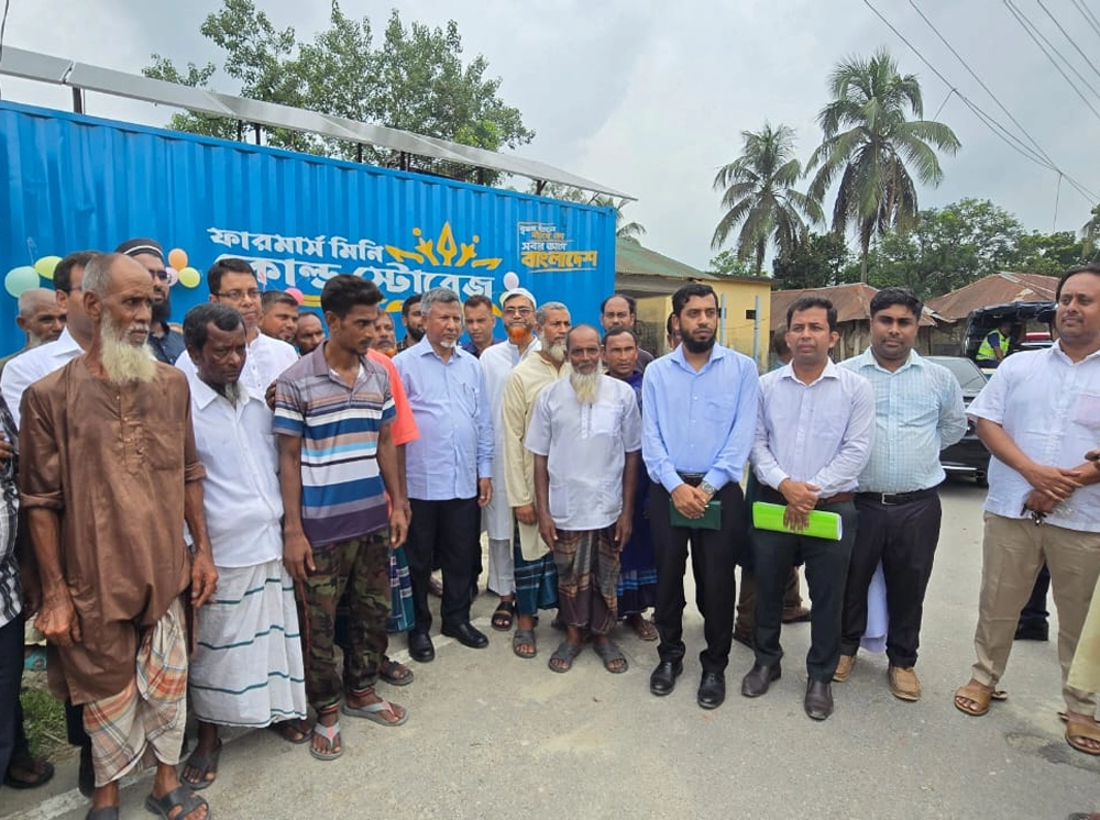 জয়পুরহাটে সৌরবিদ্যুৎচালিত মিনি কোল্ড স্টোরেজ চালু