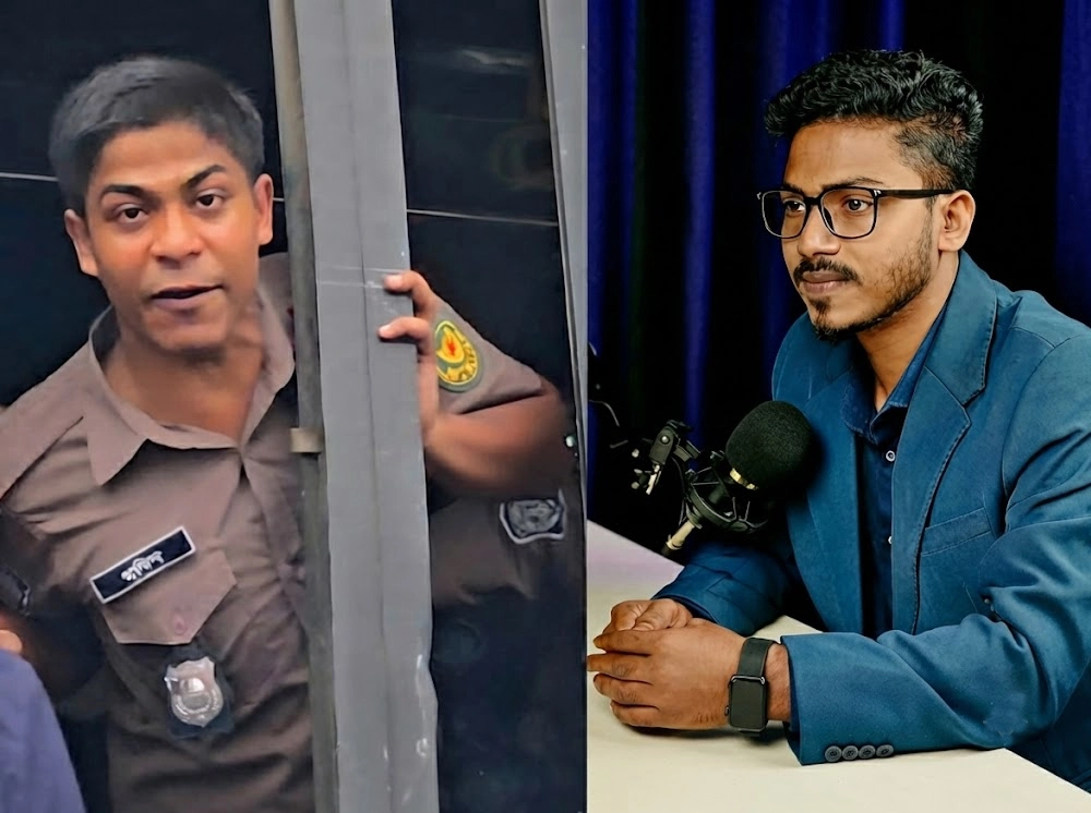 নারীকে হেনস্তার ভিডিও করায় সাংবাদিককে পুলিশ ভ্যানে তুলে ‘নির্যাতন’