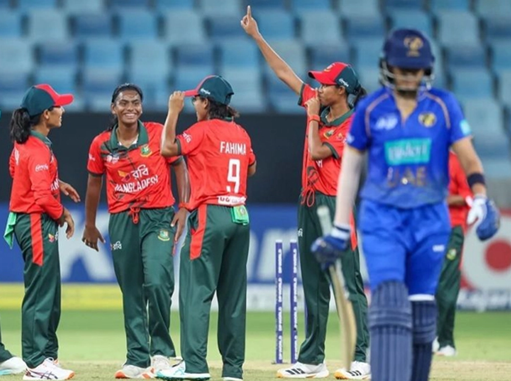 আরব আমিরাতকে হারিয়ে সেমিফাইনালে ভারতের সামনে বাংলাদেশ