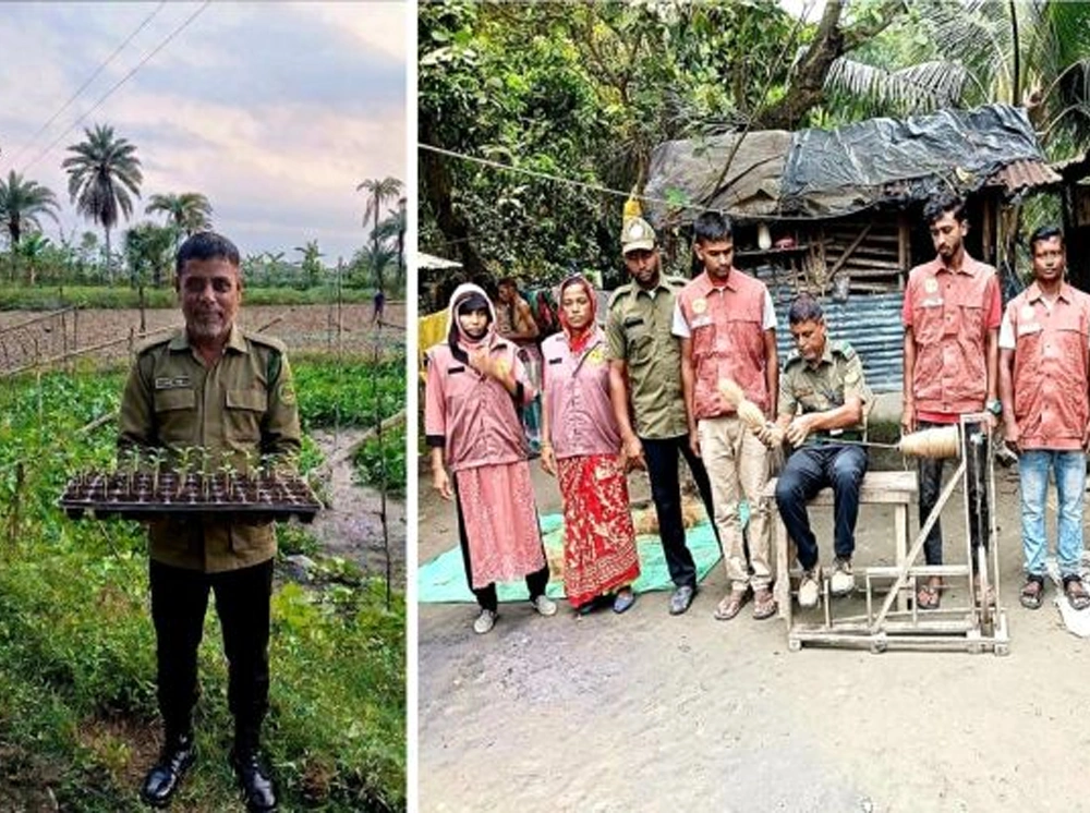 নারকেলের ছোবড়া থেকে কোকোপিট, কৃষিতে ভিডিপি সদস্যের অভিনব উদ্যোগ