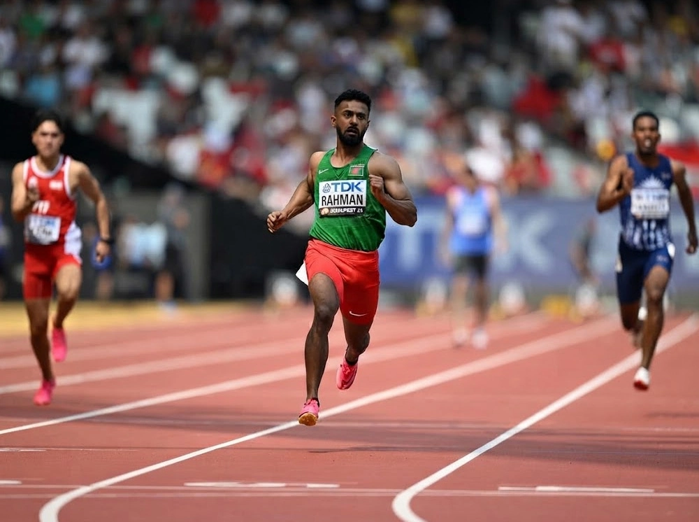 ১০০ মিটার স্প্রিন্টের সেমিফাইনালে বাংলাদেশের ইমরানুর