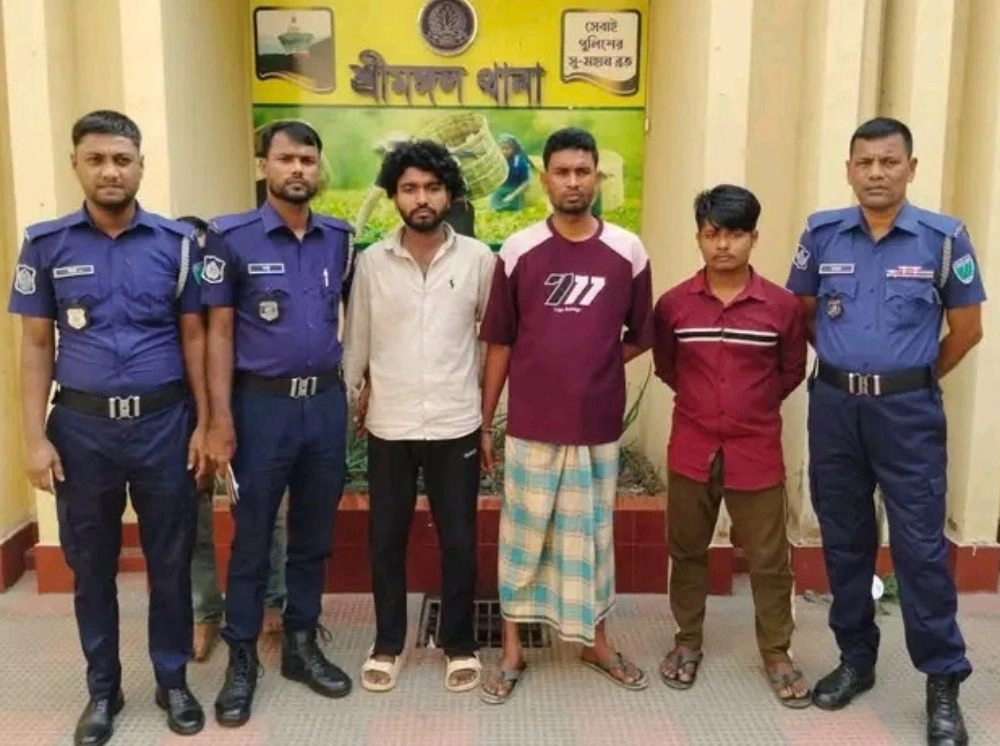 মৌলভীবাজারে রাতভর আটকে রেখে কিশোরীকে ধর্ষণ, গ্রেফতার ৩
