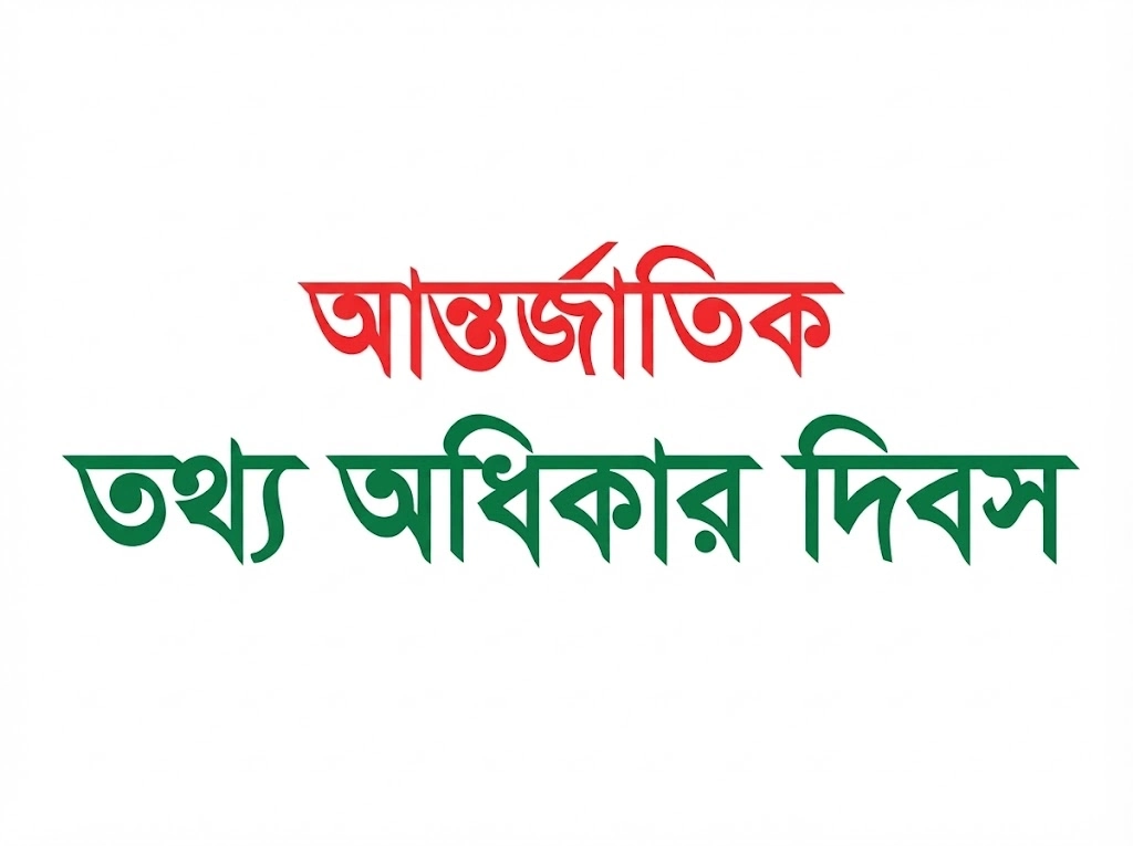 আন্তর্জাতিক তথ্য অধিকার দিবস আজ