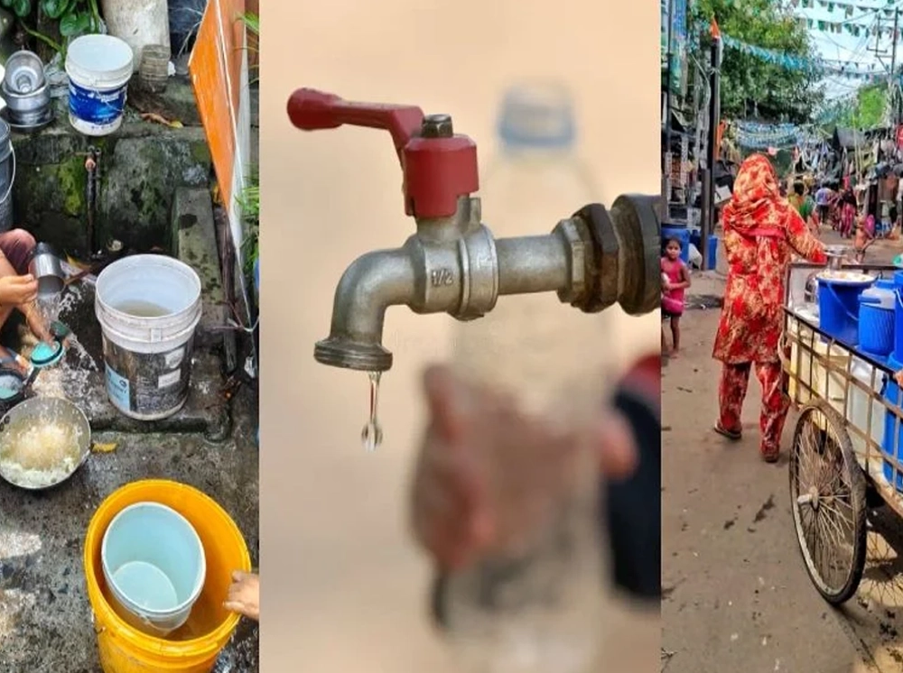 কলকাতার মুসলিম কলোনিতে দেড় মাস ধরে মিলছে না এক ফোঁটাও পানি
