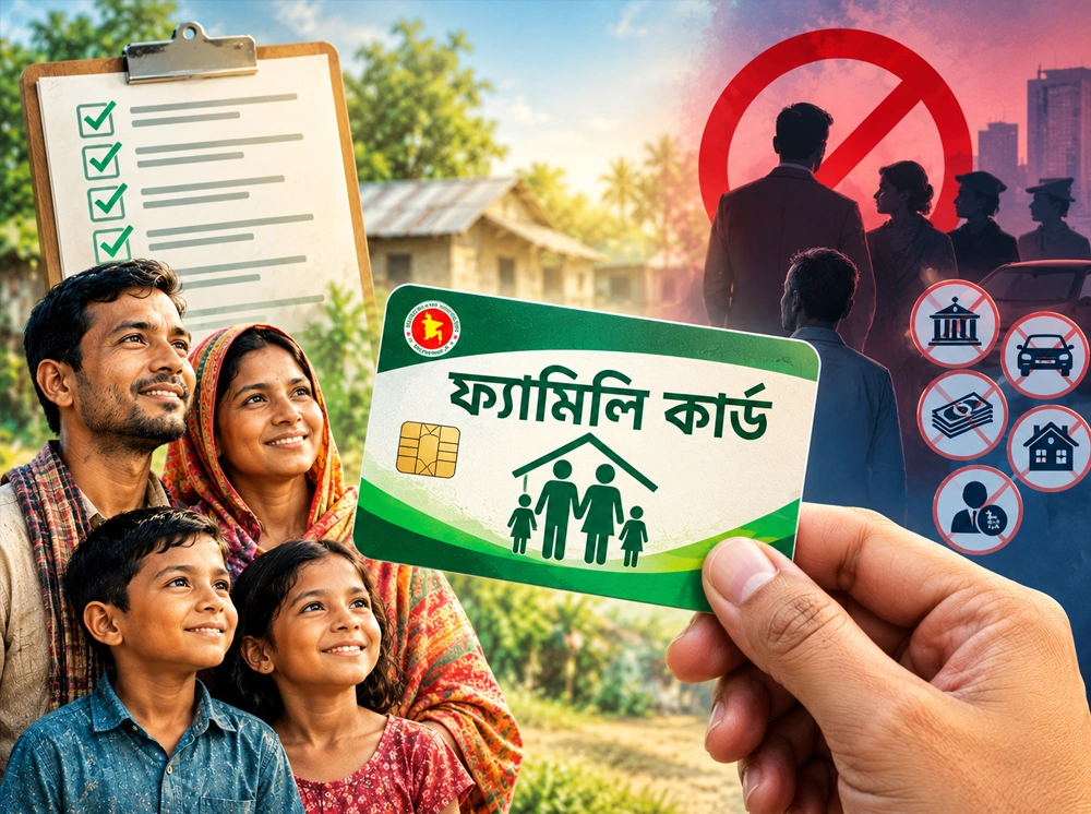 ৮ শর্তে মিলবে ফ্যামিলি কার্ড, বাদ পড়বেন কারা
