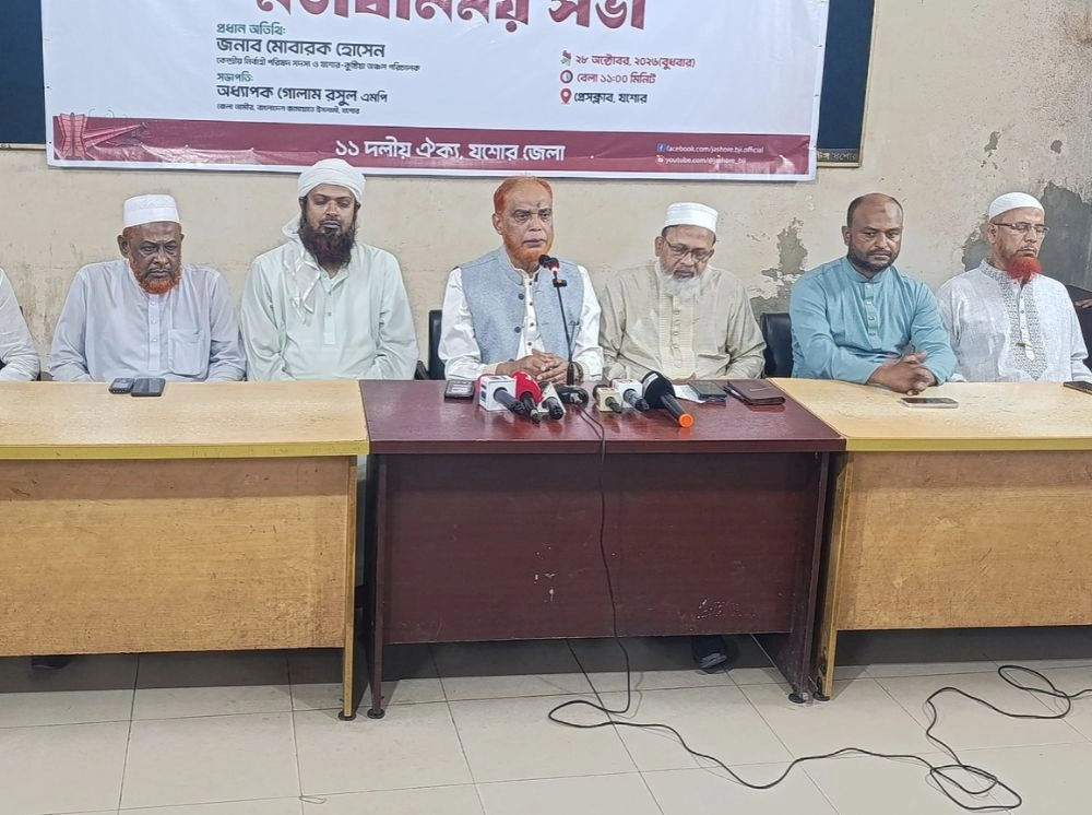 জনগণের স্বার্থে ১১ দলের দাবিগুলো এক দফায় রূপ নিতে পারে: মোবারক হোসেন