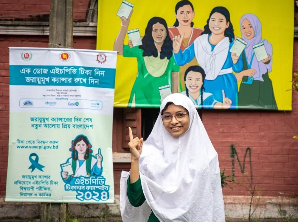 ৪ থেকে ৮ বছর বয়সী মেয়েদের টিকাদানে ডব্লিউএইচওর বার্তা