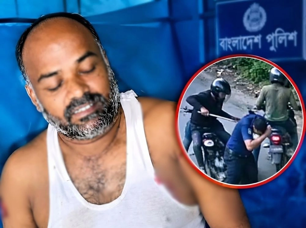 ইউনিফর্ম পরা অবস্থায় পুলিশ সদস্যের মোবাইল-মানিব্যাগ ছিনতাই