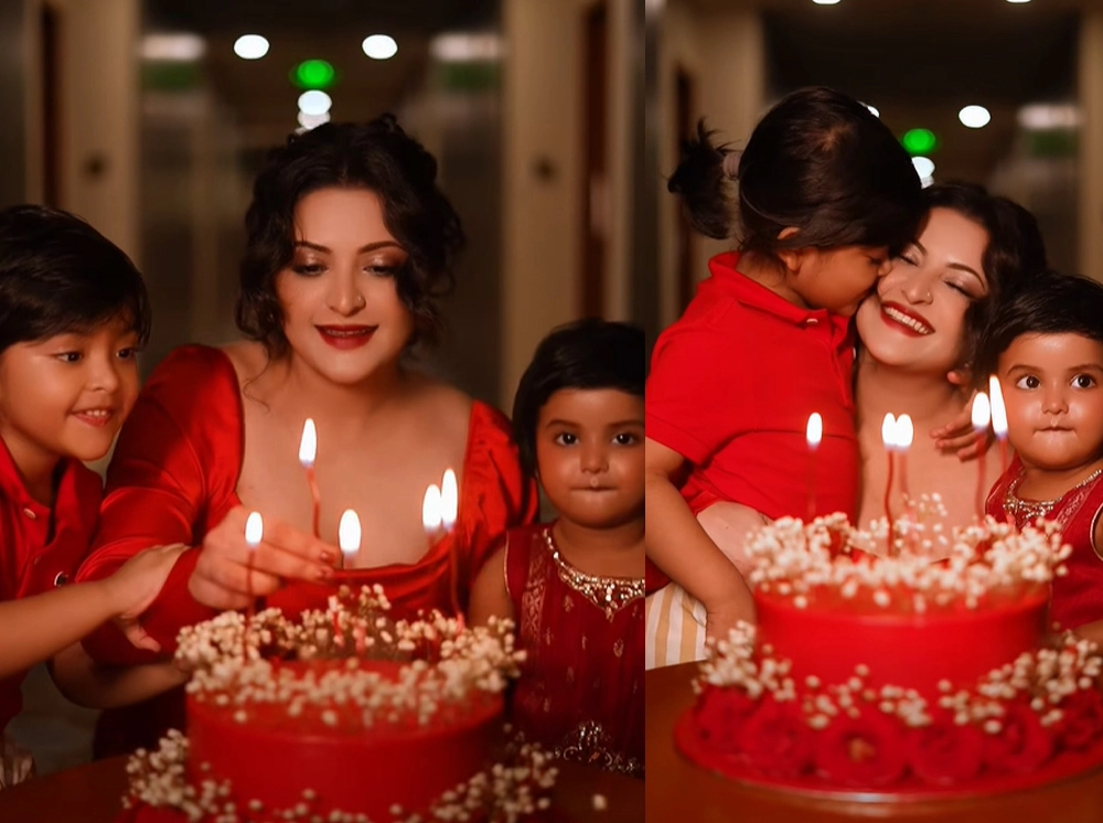 সন্তানদের ঘিরে পরীমনির জন্মদিনের আনন্দঘন সূচনা