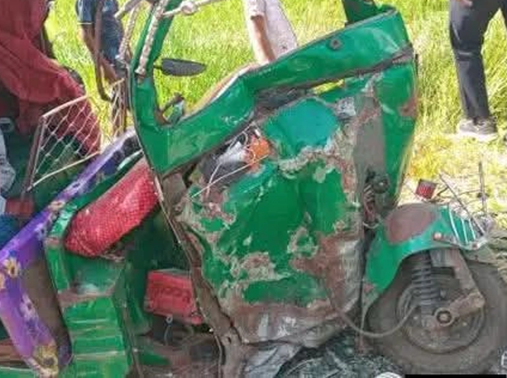 ভোলায় দুই সিএনজির সংঘর্ষে চালক নিহত, আহত ৮