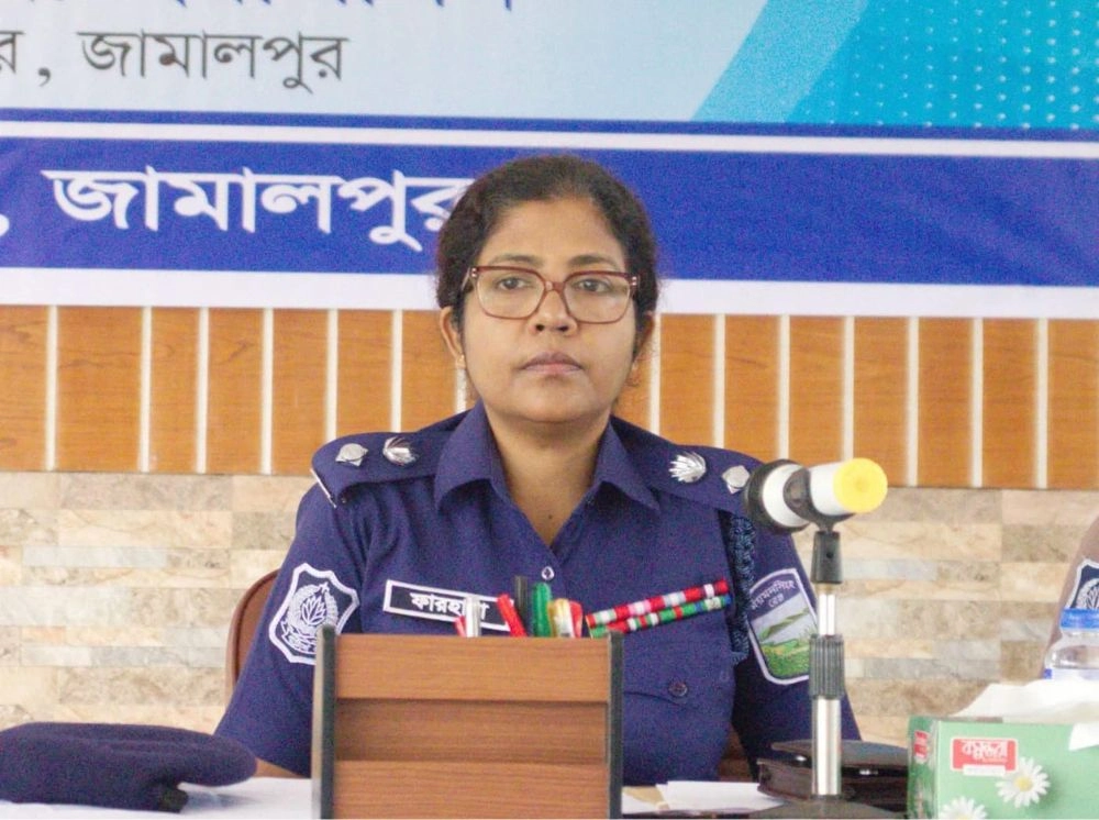 ডোপ টেস্টে মাদকের সম্পৃক্ততা মিললে শাস্তি দেওয়া হচ্ছে: এসপি ফারহানা