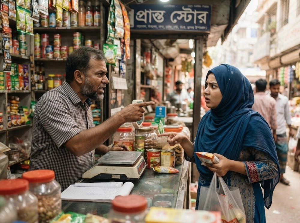 ‘নিলে নেন, না হলে যান’ – দোকানদারের জোরজুলুমের আইনি প্রতিকার কী?