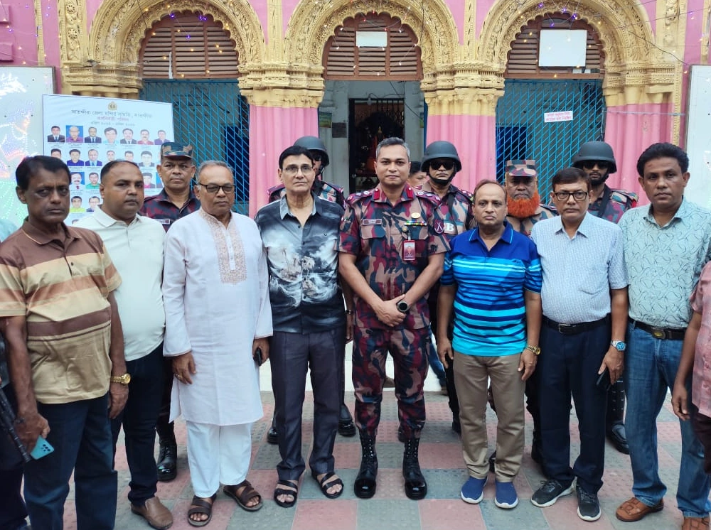 সীমান্তের ৫৮ পূজামণ্ডপে বিজিবির ১৬ প্লাটুন মোতায়েন
