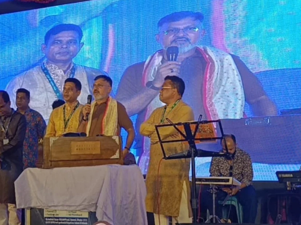 বসুন্ধরা পূজামণ্ডপ পরিদর্শন করলেন ডিএনসিসি প্রশাসক শফিকুল ইসলাম খান