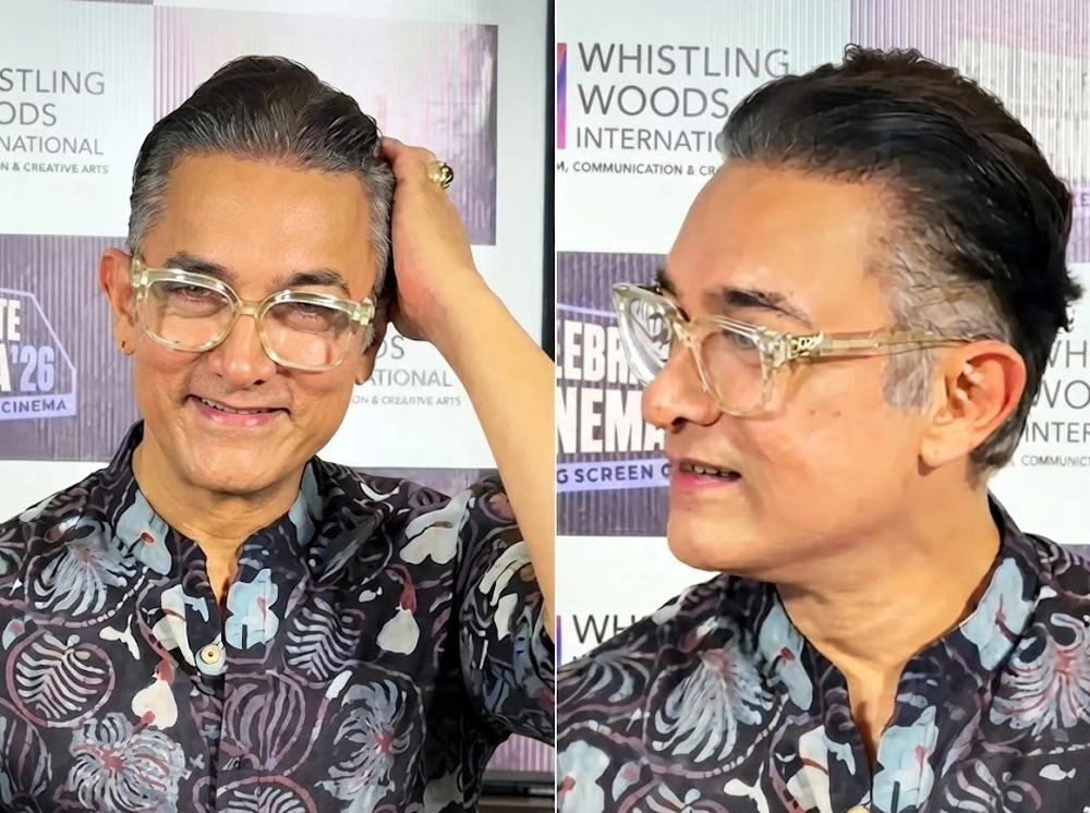 চুলের স্বাভাবিক রং নিয়ে প্রকাশ্যে হাজির আমির খান