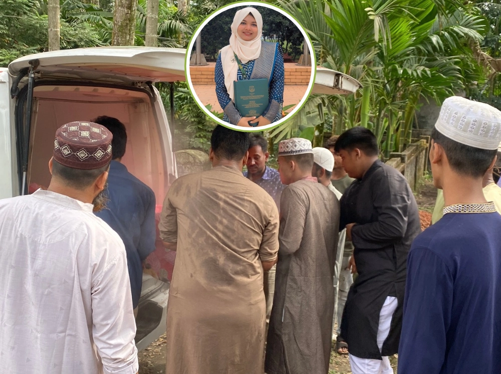 গলার লকেটে পরিচয় শনাক্ত হওয়া সেই স্কুলশিক্ষিকার দাফন