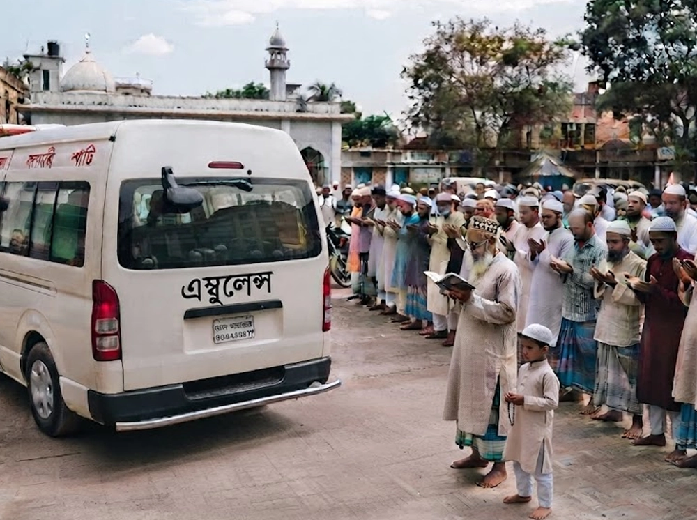 অ্যাম্বুলেন্সে লাশ রেখে জানাজা পড়া যাবে? ইসলামের ব্যাখ্যা কী