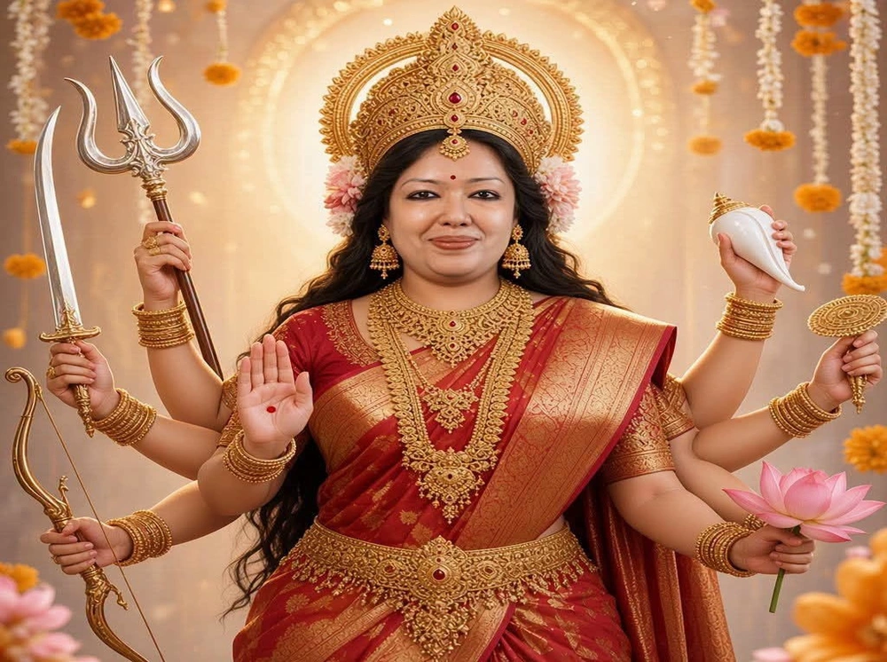 দুর্গার রূপে নিজের ছবি নিয়ে রুমিনের কটাক্ষ, বললেন ‘মূর্খের সমাজ, কি আর করা’