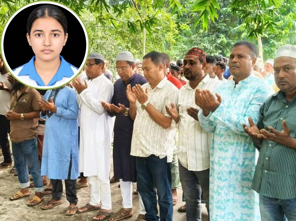 দাদার কবরের পাশে চিরনিদ্রায় শায়িত তাজমিন, বাকরুদ্ধ বাবা-মা