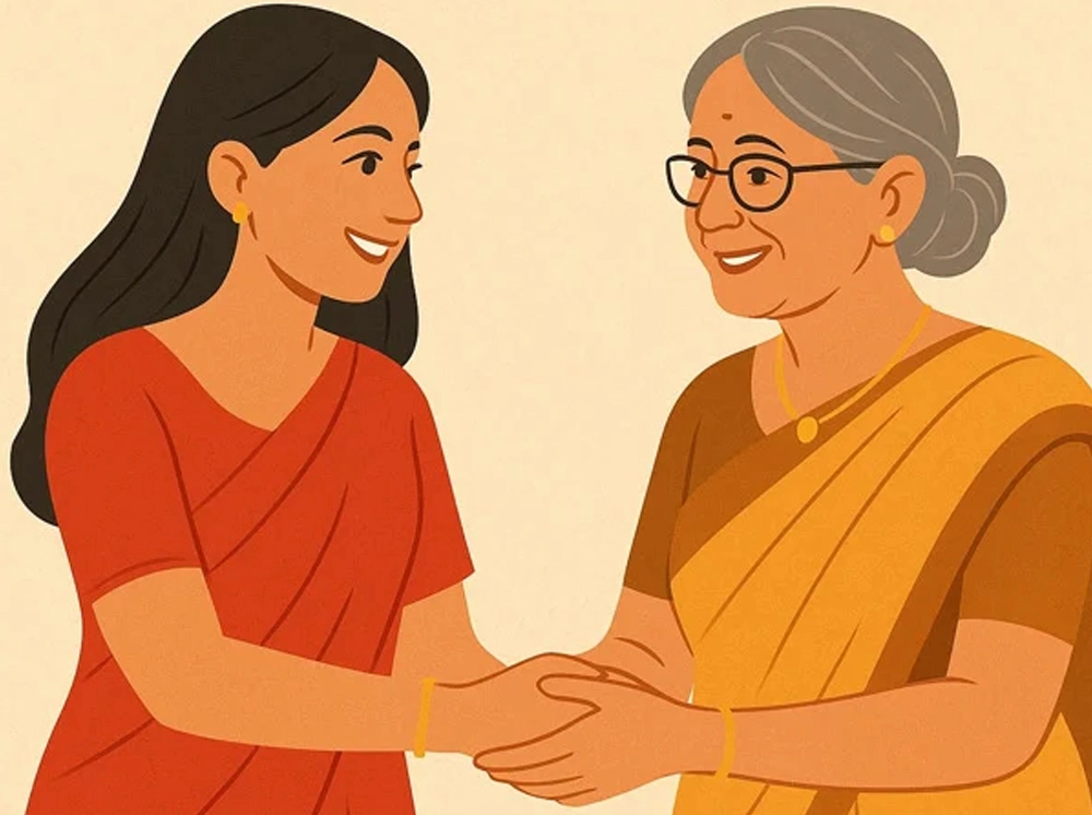 আজ শাশুড়ির প্রতি কৃতজ্ঞতা প্রকাশের দিন