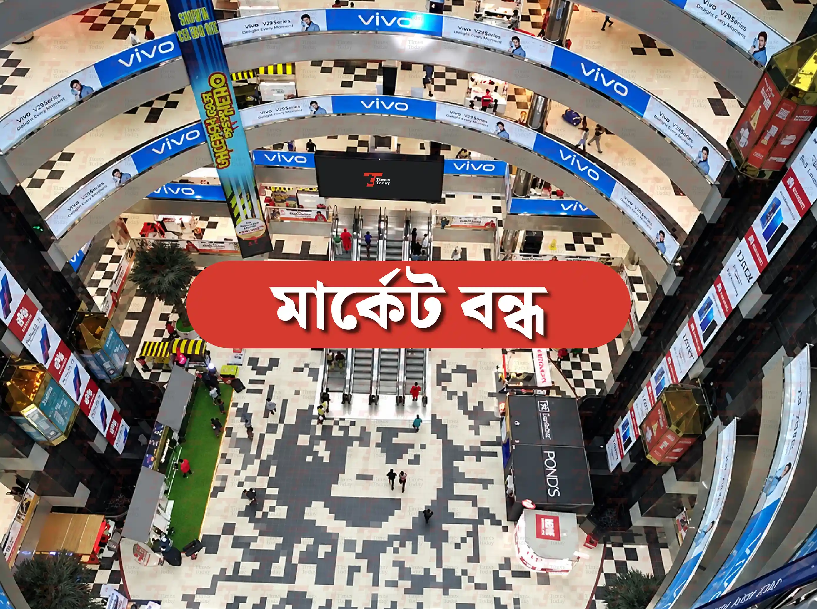 আজ রাজধানীর যেসব মার্কেট ও দোকানপাট বন্ধ