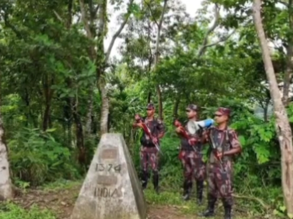 জুড়ী-বড়লেখা সীমান্তে ৩০ জনকে পুশইনের চেষ্টা প্রতিহত বিজিবির