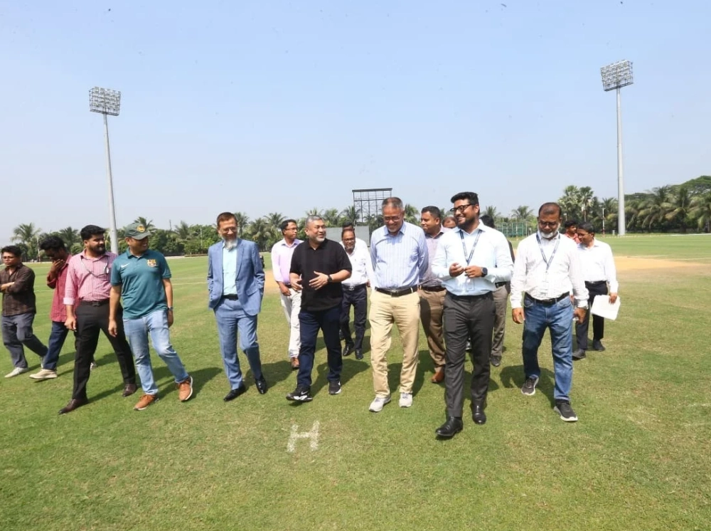 আনভীর ক্রিকেট স্টেডিয়ামের সুযোগ-সুবিধায় সন্তুষ্ট বিসিবি
