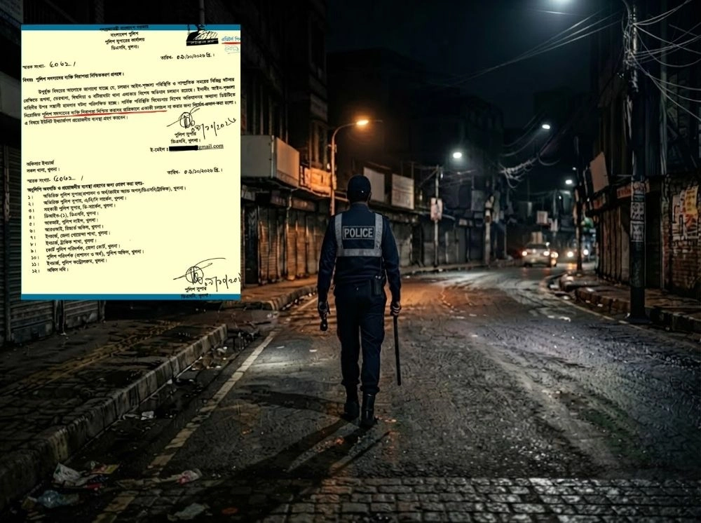 পুলিশ সদস্যদের রাতে একা চলাচল না করার নির্দেশ