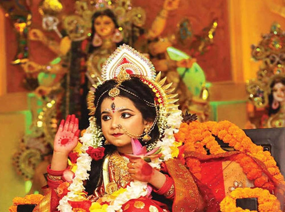 আজ মহাঅষ্টমী ও কুমারী পূজা