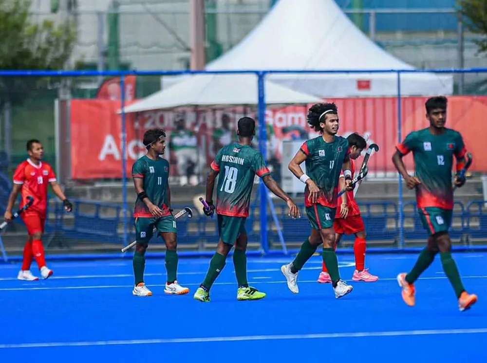 থাইল্যান্ডকে হারিয়ে হকিতে সপ্তম বাংলাদেশ