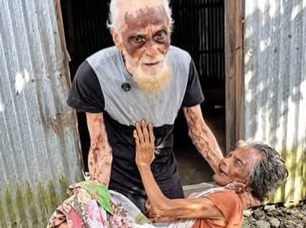 ‘আল্লাহ, আমাকে খাবার দাও’ বলা সাজু শেখের স্ত্রী মারা গেছেন