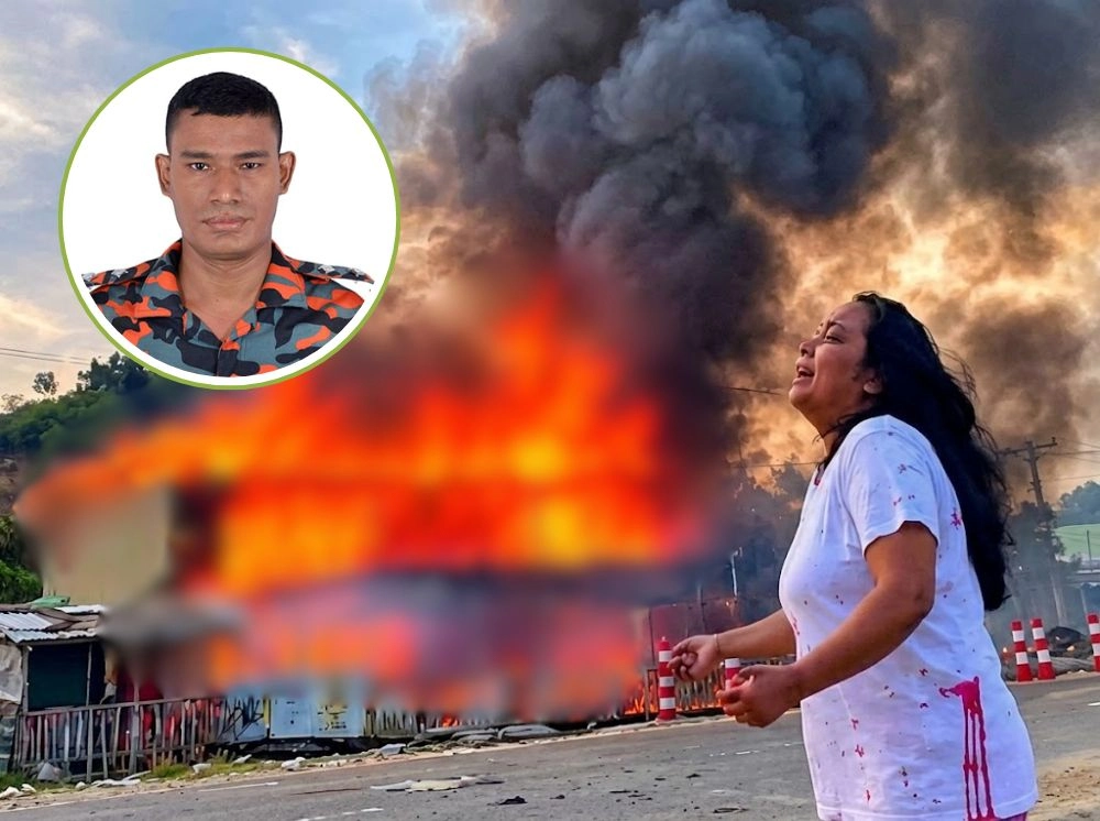 উদ্ধারের সময় স্ত্রীকে জড়িয়ে রেখেছিলেন স্বামী, হাতে ছিল শিশু সন্তান