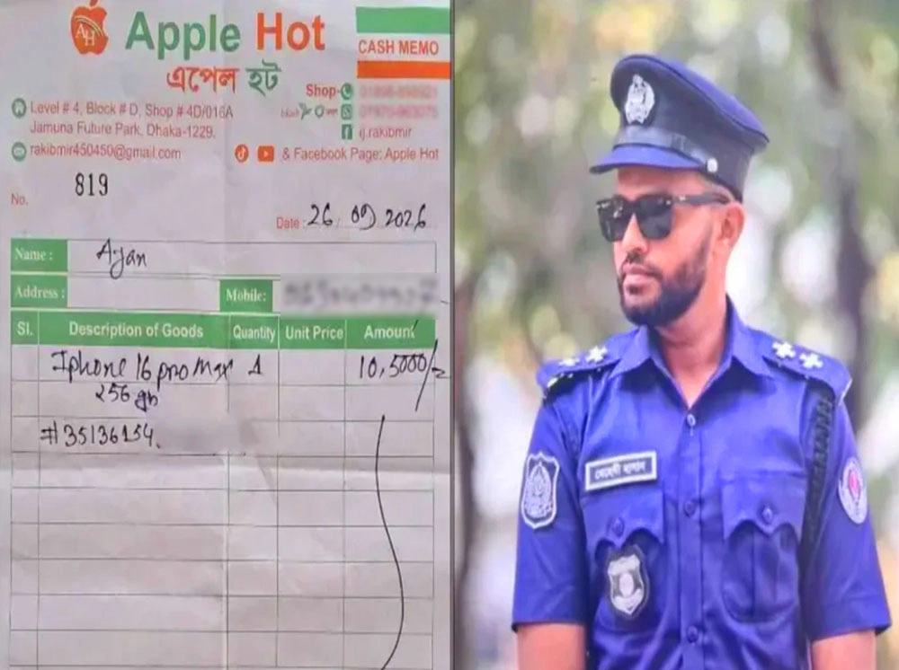 চোরাই বলে শিক্ষার্থীর কেনা আইফোন নিয়ে গেলেন এসআই