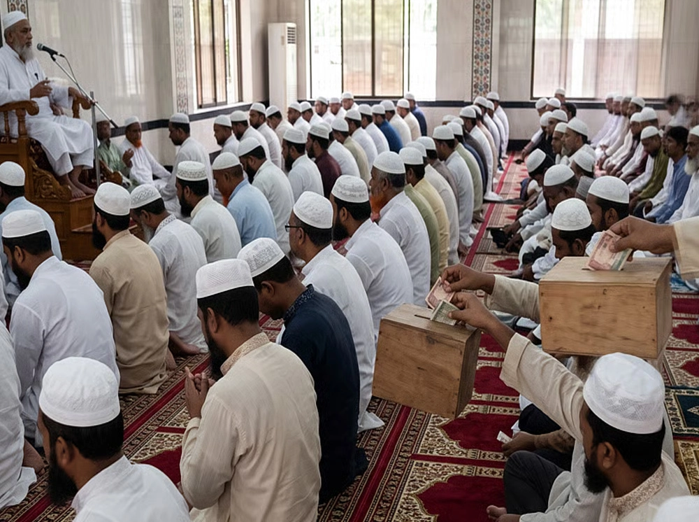 জুমার খুতবার সময় দান সংগ্রহ, শরিয়তের বিধান কী